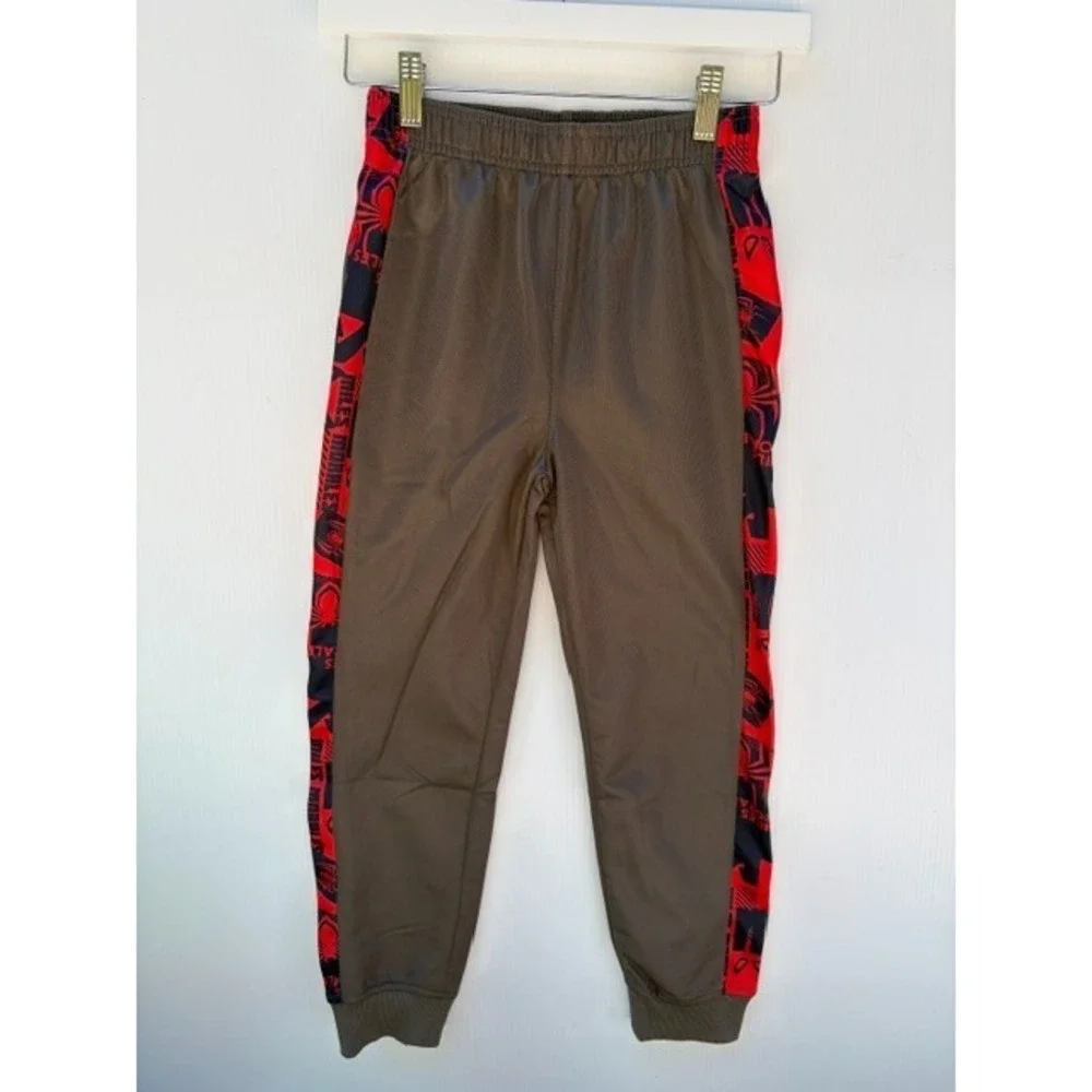 Marvel Spider-Man Miles Morales Boys 3pc Set Shirt Joggers Shorts Size 8 School